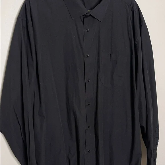 Black Button-Up Dress Shirt - Picture 3 of 7